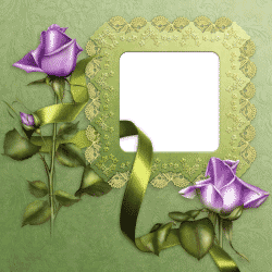 Рамка на зеленом фоне