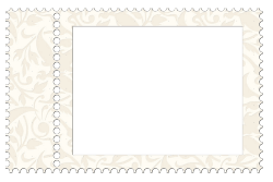 Белый прямоугольник с узором