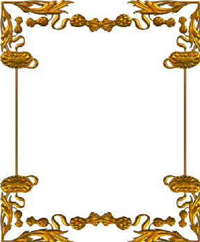 Классическая рамка на прозрачном фоне