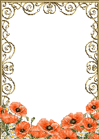 Шаблон для фото с маками