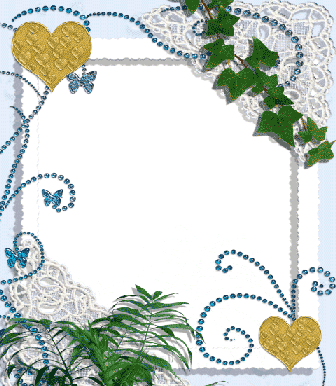 Золотые сердечки в стиле кантри